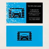 Autowasstraat reinigingsdienst visitekaartje