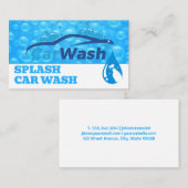 Autowaszeepbellen | Auto Care Visitekaartje (Voorkant / Achterkant)