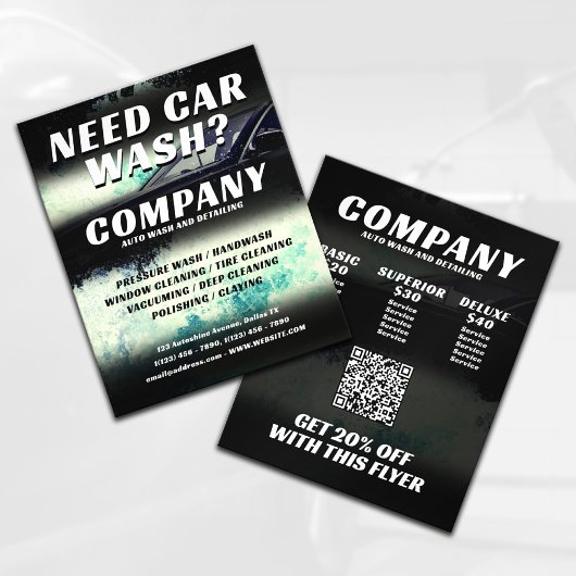 Autowater spetter automotive  flyer