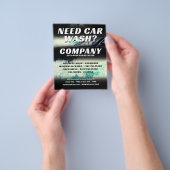Autowater spetter automotive  flyer (Hand)