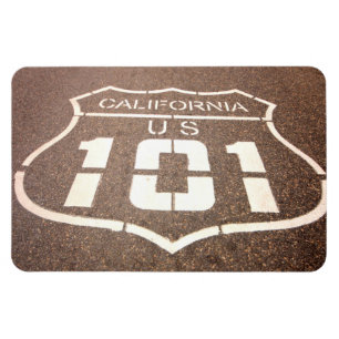 Autoweg Californië en de VS 101 Magneet