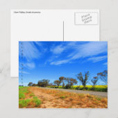 autoweg van de clare valley briefkaart (Voorkant / Achterkant)