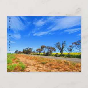 autoweg van de clare valley briefkaart
