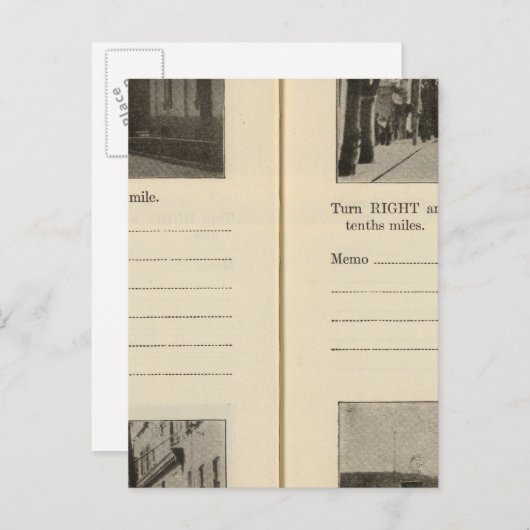 Autowegen, NY Briefkaart (Voorkant / Achterkant)