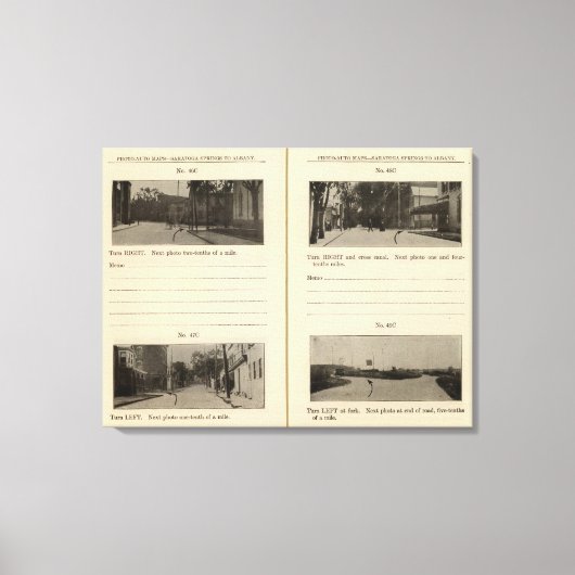 Autowegen, NY Canvas Afdruk (Voorkant)