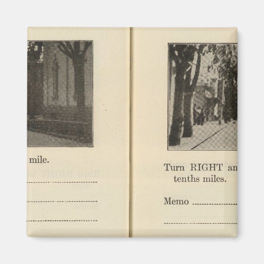 Autowegen, NY Magneet (Voorkant)