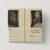 Autowegen, NY Vierkante Button 5,1 Cm (Voorkant)