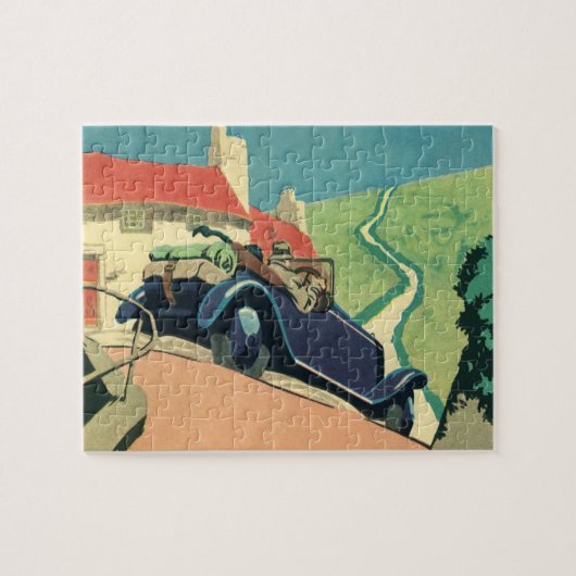  autowegvervoer met converteerbare motor in het la legpuzzel (Horizontaal)