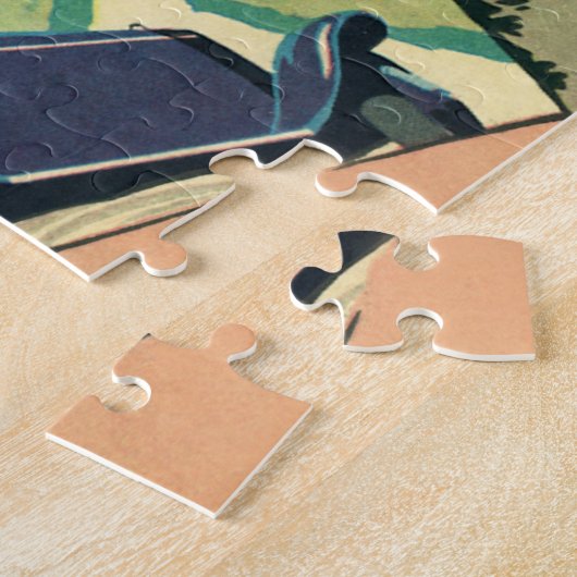  autowegvervoer met converteerbare motor in het la legpuzzel (Zijkant)