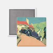 autowegvervoer met converteerbare motor in het la magneet (Voorkant / Achterkant)