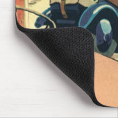 autowegvervoer met converteerbare motor in het la muismat (Hoek)