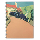  autowegvervoer met converteerbare motor in het la notitieboek (Voorkant)