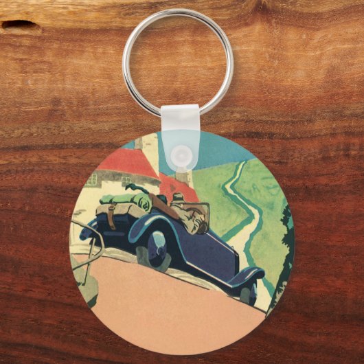  autowegvervoer met converteerbare motor in het la sleutelhanger (Achterkant)