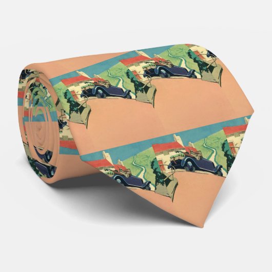  autowegvervoer met converteerbare motor in het la stropdas (Opgerold)