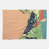 autowegvervoer met converteerbare motor in het la theedoek (Horizontaal)