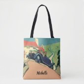  autowegvervoer met converteerbare motor in het la tote bag (Voorkant)