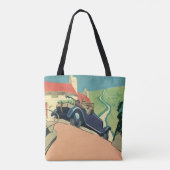  autowegvervoer met converteerbare motor in het la tote bag (Achterkant)