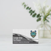 Autowerkplaats | Auto Reparatie | Monteurs Visitekaartje (Staand voorkant)