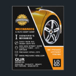 Autowiel, Automonteur & Reparaties Adverteren Flyer<br><div class="desc">Auto wiel,  auto monteur & reparaties Adverteren flyers door de Visitekaartje winkel.</div>