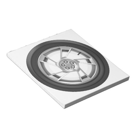 Autowiel Notitieblok (Schuin)