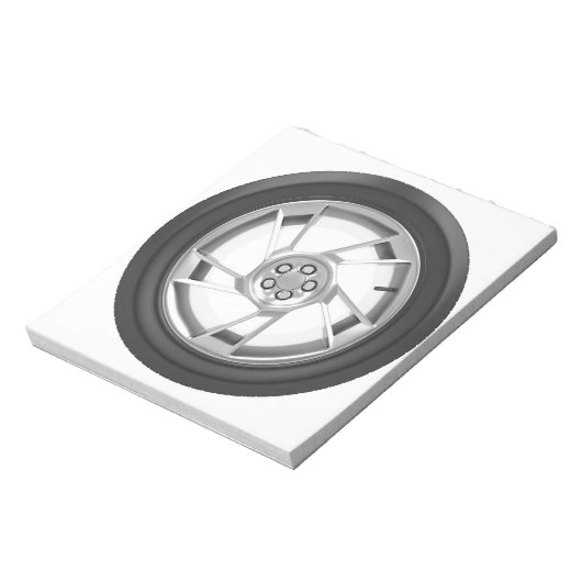 Autowiel Notitieblok (Linkerzijde)