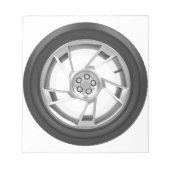 Autowiel Notitieblok (Voorkant)