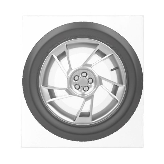 Autowiel Notitieblok (Voorkant)