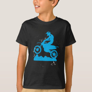 Autowiel van de autosnelweg Dirt Bike Rider T-shirt