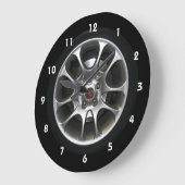 Autowielwieldop met cijfers grote klok (Hoek)