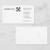 autowrak | Automatisch onderhoud | Zuigerpompen Visitekaartje (Voorkant / Achterkant)