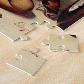  autowrak met pinupmeisje legpuzzel (Zijkant)