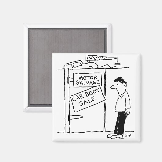 Autowrakken Schroot van de Schrapper van de auto Magneet (Voorkant / Achterkant)