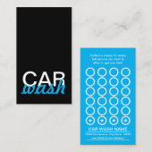 autowrakkenkaart klantenkaartje (Voorkant / Achterkant)