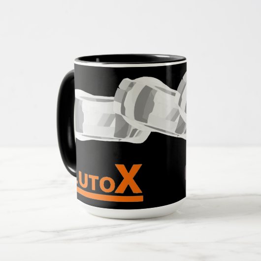 AUTOX-wit Mok (Voorkant links)