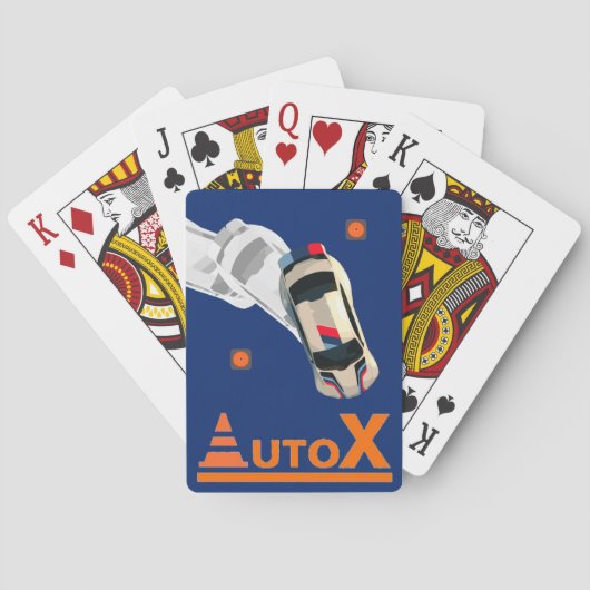 AUTOX-wit Speelkaarten (Achterkant)