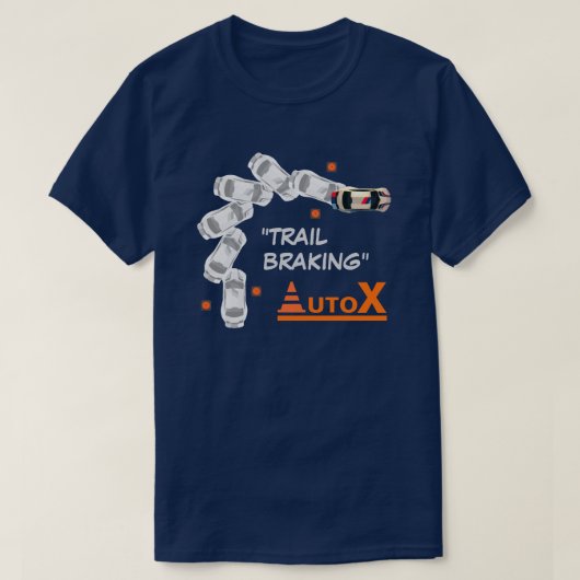 AUTOX-wit T-shirt (Design voorkant)