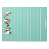 Autralian Shepherds Aussie Honden schrijven papier Notitieblok (Voorkant)