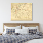 Autriche, Prusse, Confed Germanique, Pologne Canvas Afdruk (Insitu (Slaapkamer))