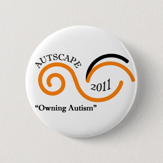 Autscape 2011 ronde button 5,7 cm (Voorkant)