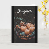 AUTUM *BIRTHDAY WISHES* DAUTHER KAART (Gele Bloem)