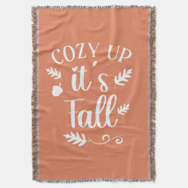 Autum, Fall Orange Deken