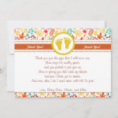 Autum Herfst Baby shower Dank u wel Bedankkaart (Voorkant)