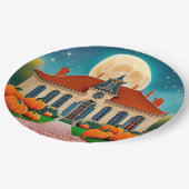 Autum/Herfst Moon Paper Borden Papieren Bordje (Gekanteld)