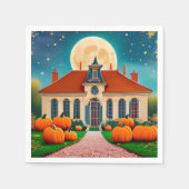 Autum/Herfst Moon Paper Servet (Voorkant)