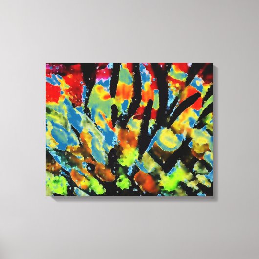 Autum Leaves Snapshot 1/Abstract Acryic Print (Voorkant)