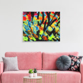 Autum Leaves Snapshot 1/Abstract Acryic Print (Insitu (Woonkamer))