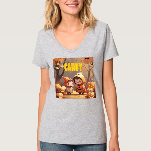 Autum vrienden personaliseren t-shirt (Voorkant)