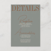 Autumb Bold en Retro Enclosure Kaart (Voorkant)