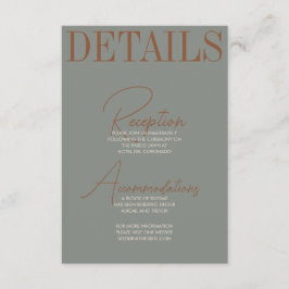 Autumb Bold en Retro Enclosure Kaart