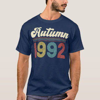 Autumn 199230th Birthday Retro Vintage Personalize T-shirt